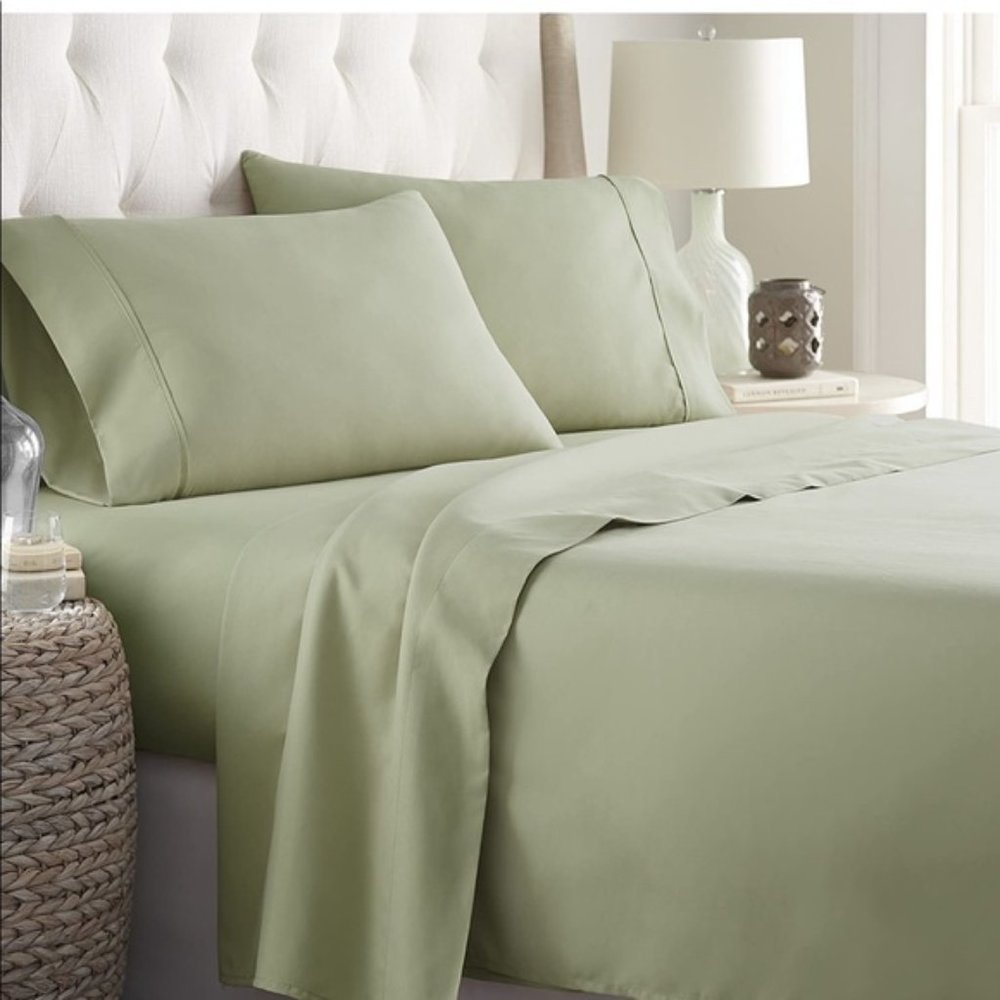 Bamboo Sheets 6 piece set King/Cal Olive